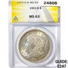 Image 1 : 1921-D Morgan Silver Dollar ANACS MS63