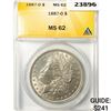 Image 1 : 1887-O Morgan Silver Dollar ANACS MS62