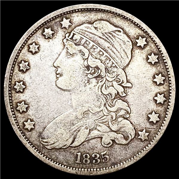 1835 Capped Bust Quarter LIGHTLY CIRCULATED