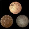 Image 1 : (3) Large Cents (1807, 1802, 1827) NICELY CIRCULA
