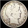 Image 1 : 1899 Barber Half Dollar NICELY CIRCULATED