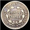 Image 2 : 1857 Seated Liberty Half Dime NICELY CIRCULATED