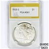 Image 1 : 1935-S Silver Peace Dollar PGA MS61