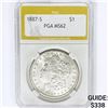 Image 1 : 1887-S Morgan Silver Dollar PGA MS62