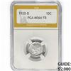 Image 1 : 1920-D Mercury Silver Dime PGA MS64 FB