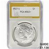 Image 1 : 1927-S Silver Peace Dollar PGA MS63+