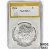 Image 1 : 1904 Morgan Silver Dollar PGA MS63