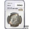 Image 1 : 1890-S Morgan Silver Dollar NGC MS63
