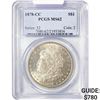 Image 1 : 1878-CC Morgan Silver Dollar PCGS MS62
