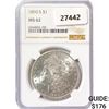Image 1 : 1890-S Morgan Silver Dollar NGC MS62