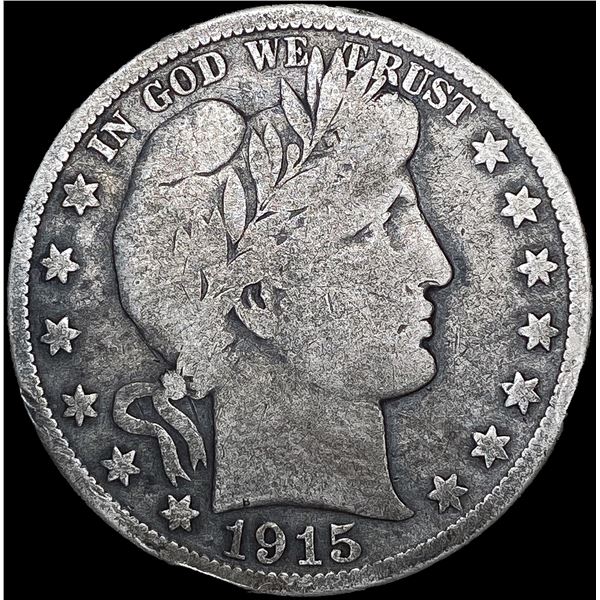 1915 Barber Half Dollar NICELY CIRCULATED