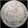 Image 1 : 1877 Seated Liberty Quarter NICELY CIRCULATED