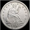 Image 1 : 1853 Arws & Rays Seated Liberty Quarter UNCIRCULAT