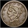 Image 1 : 1849 Braided Hair Half Cent LIGHTLY CIRCULATED