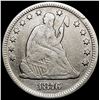 Image 1 : 1876-CC Seated Liberty Quarter LIGHTLY CIRCULATED