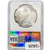 Image 2 : 1927 Silver Peace Dollar PGA MS63