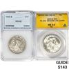 Image 1 : (2) Half Dollars w/OBV DC NNC,ANACS MS 1942-1953