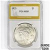 Image 1 : 1935 Silver Peace Dollar PGA MS61