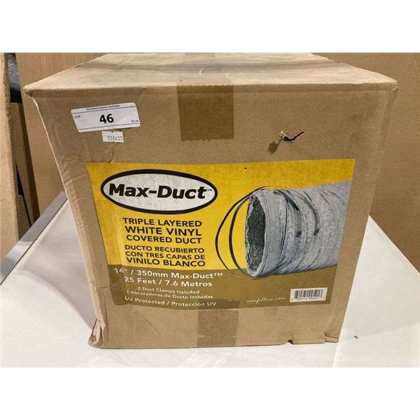 14" Max-Duct2)-Unused