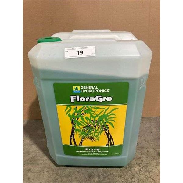 General Hydroponics FloraGro 2-1-6(6)-Unused
