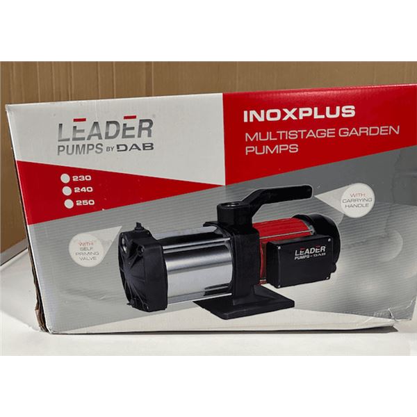 Leader Inoxplus 250 Leader Inoxplus Multistage Garden Pumps-Unused