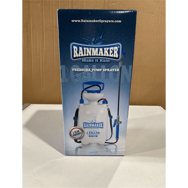 Rainmaker 1 Gallon Pressure Pump Sprayer(4)-Unused