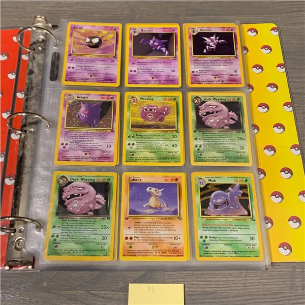 Vintage Pokemon card Binder