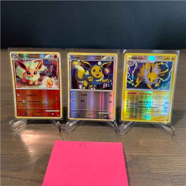 Older Reverse holo Eevee Pokemon cards