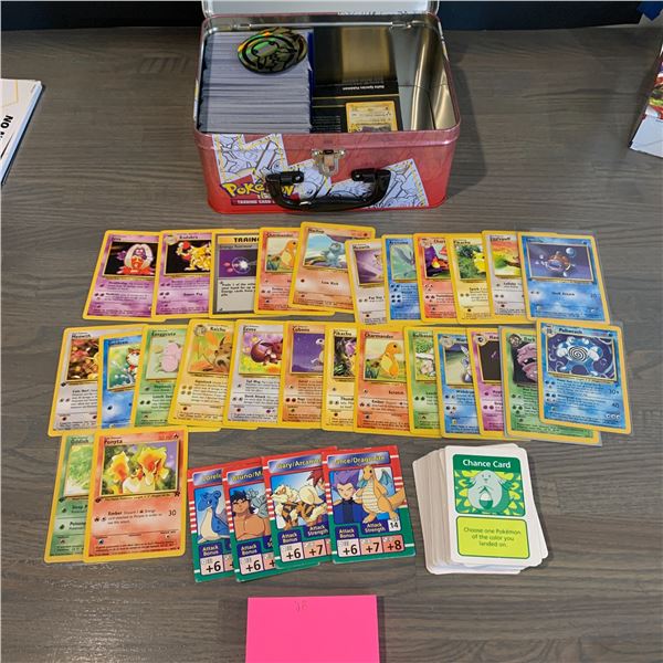 Pokemon Lunch Box filled with Pokemon Cards