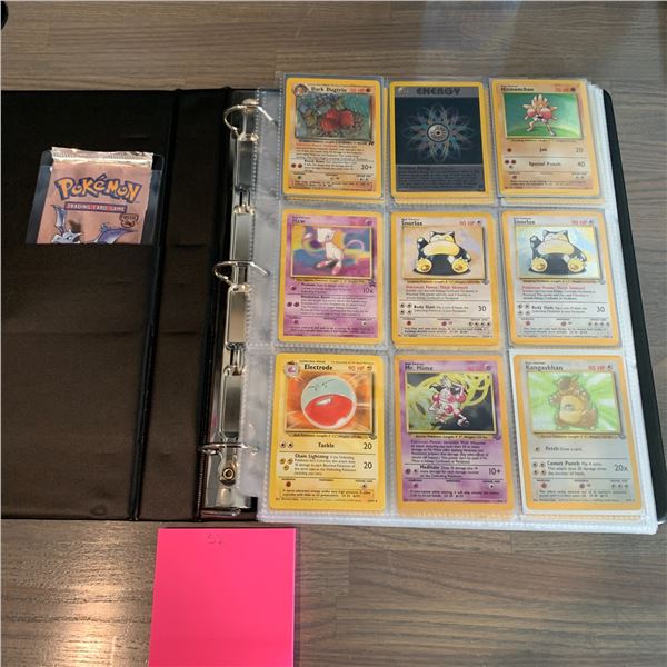 Vintage Pokemon card Binder