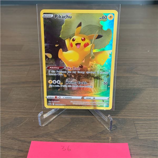 Pikachu Trainer Gallery Pokemon Card