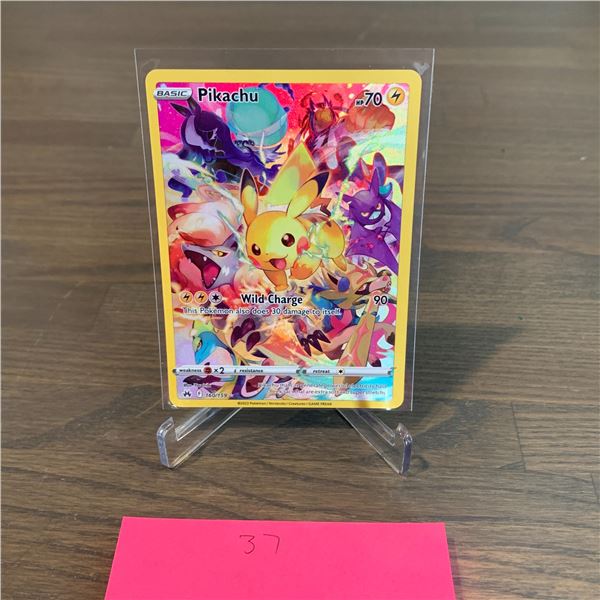 Pikachu Secret Rare Pokemon Card