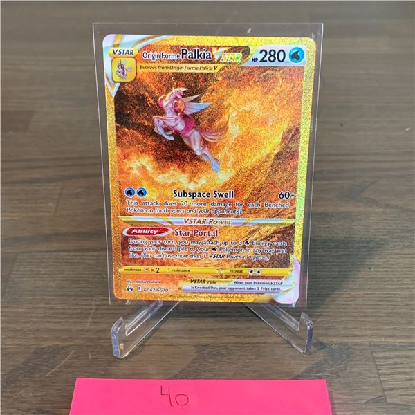 Secret Gold Palkia Vstar Pokemon Card