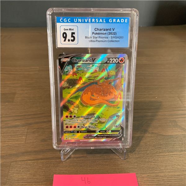 CGC 9.5 Charizard V Pokemon Card