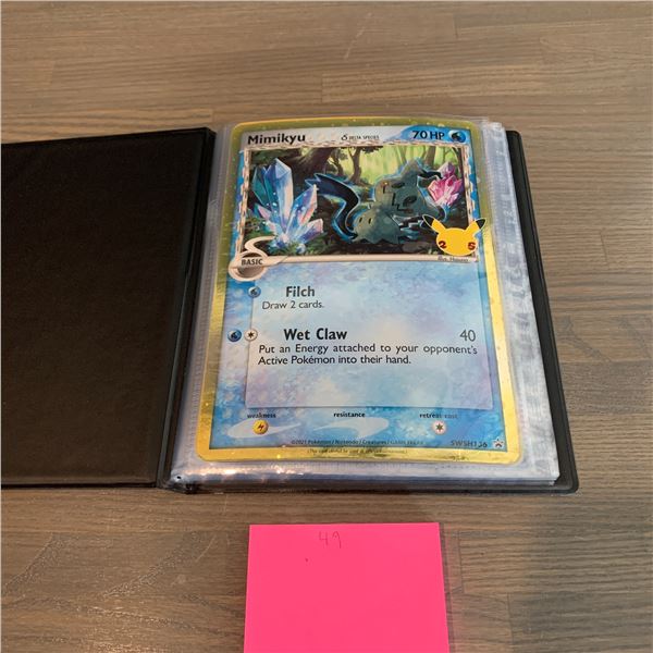 Promo Pokemon Cards Binder