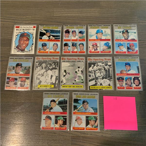 1970 A.L. & N.L. Topps Baseball cards