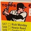 Image 2 : Topps 70' Checklist Gray bat error card