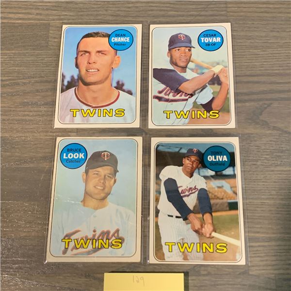 Topps 69' Twins Baseball Cards