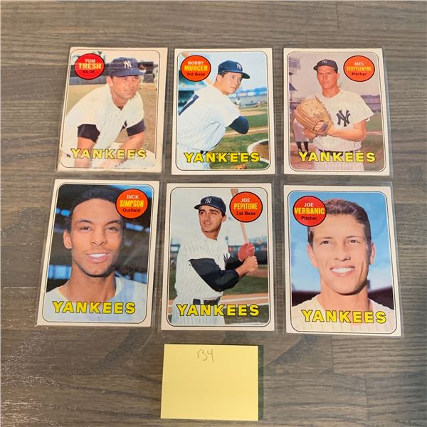 Topps 69' Yankees Baseball Cards