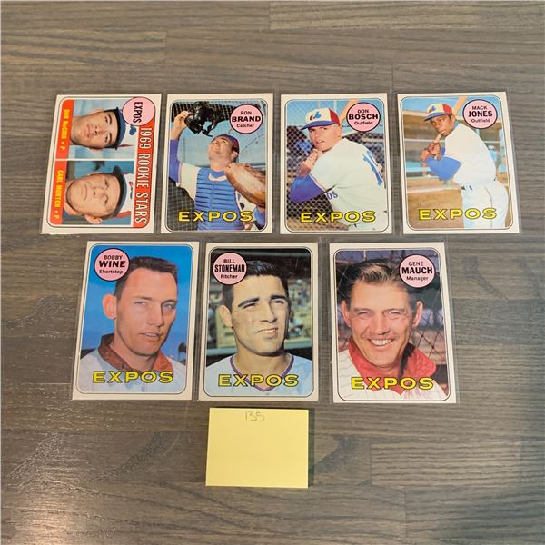 Topps 69' Expos Baseball Cards