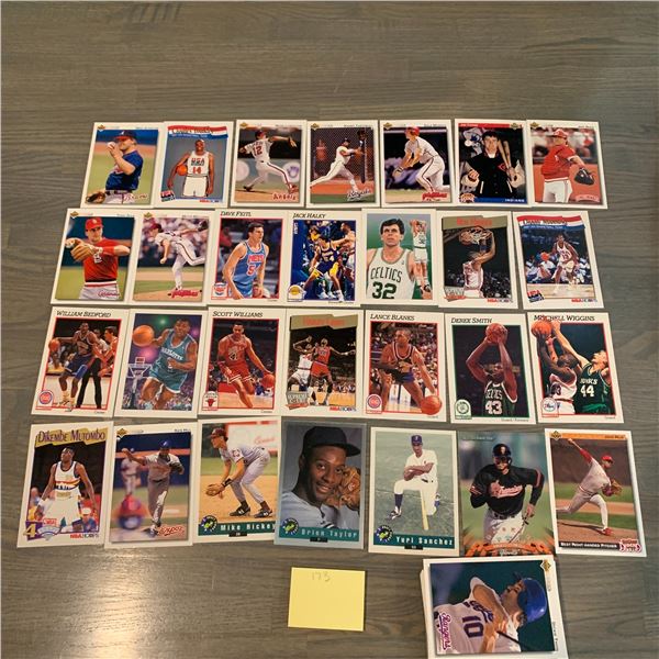 Mixed Lot of Sports cards, Basketball, Baseball