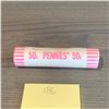 Image 1 : Uncirculated Roll of 1980 Pennies