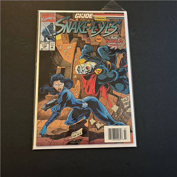 G.I. joe Starring Snake Eyes 138 Newsstand Edition