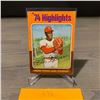 Image 1 : 1975 TOPPS HOF BOB GIBSON CARD