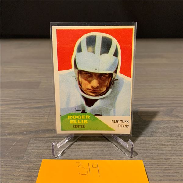SCARCE ROOKIE CARD 1960 FLEER ROGER ELLIS