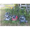 Image 1 : 4 Push Gas Mowers -As Is- Craftsman 6HP , 6.75 HP, 