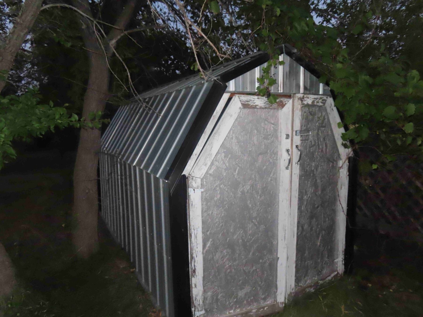 Galvonized Storage Shed Wood Floor 12 X 6 X 7 Peak Galvonized storage shed wood floor 12 x 6 x 7 peak