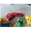 Image 3 : (7) Wood Toys Trucks , Crawler, Crane 