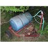 Image 1 : 45 Gal Water Trailer with Gas Motor *Engine Not Running