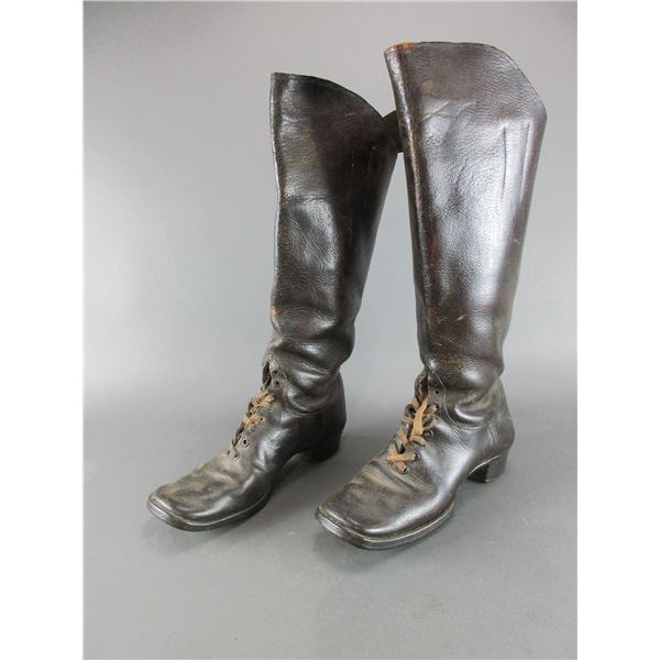 Custom Made Civil War Era Boots- Mule Ear Pulls